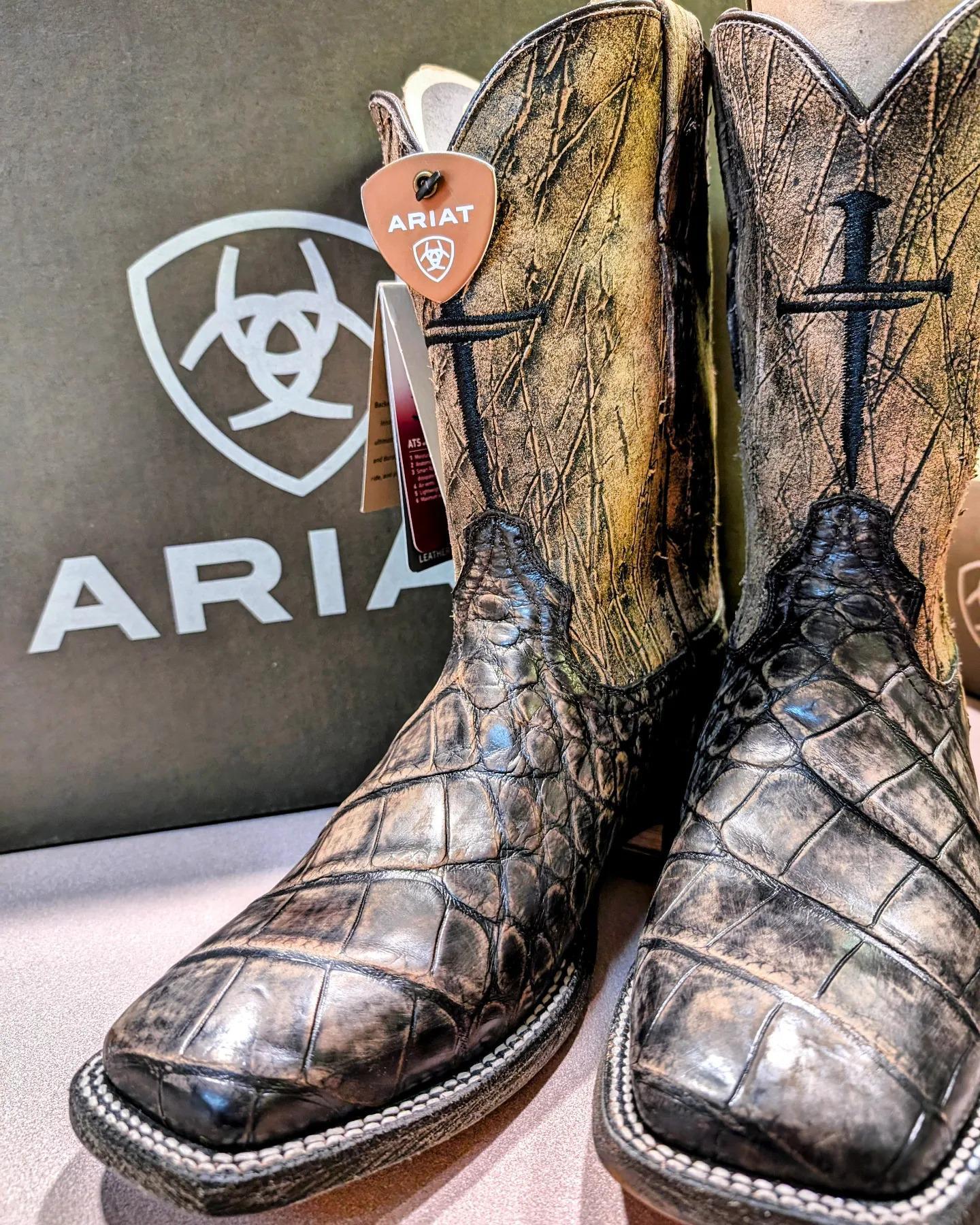 Ariat 10047000 Backwater Brown American Alligator