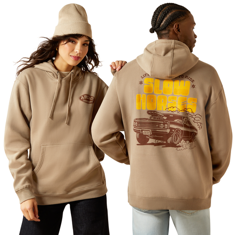 Ariat 10062503 MNS Sendero Slow Horses Hoodie Brindle