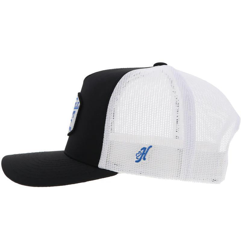 Hooey 2364T-BKWH "JOHN WAYNE" HAT WHITE/BLACK