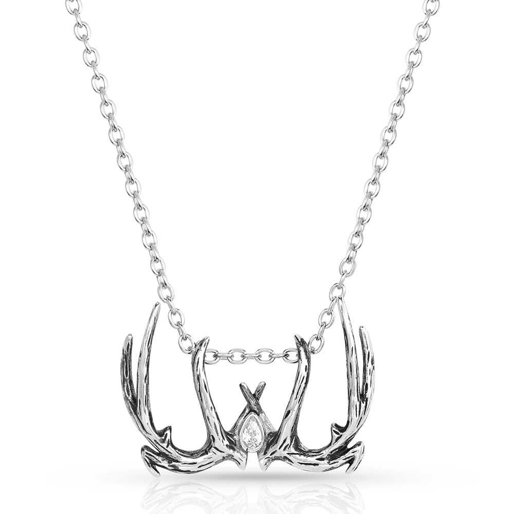 Montana Silversmith KTNC5652 Pursue the Wild Antler Necklace