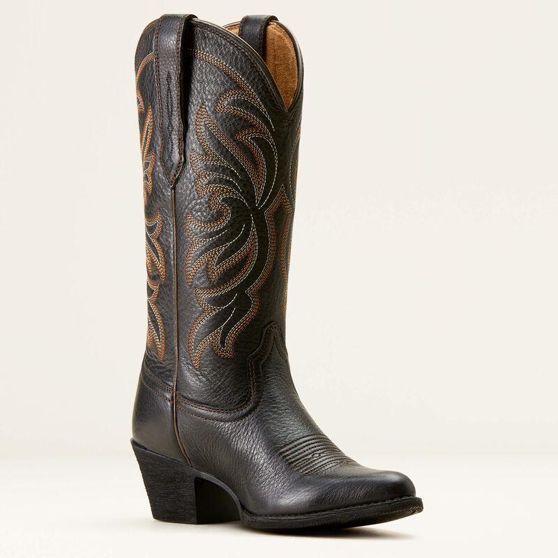 Ariat 10051050 Black Deertan Heritage J Toe Stretchfit