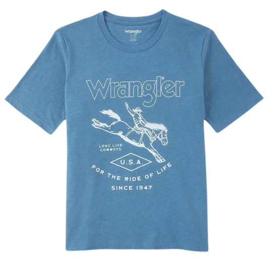 Wrangler® 112347239 Bronc Rider Boys T-Shirt