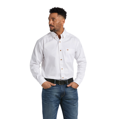 Ariat 10000503 Men's Solid Twill Classic Fit Shirt