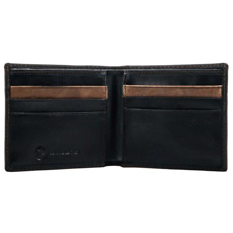 Hooey HBF001 BK  "Hooey Classic" Smooth Black Bifold Wallet