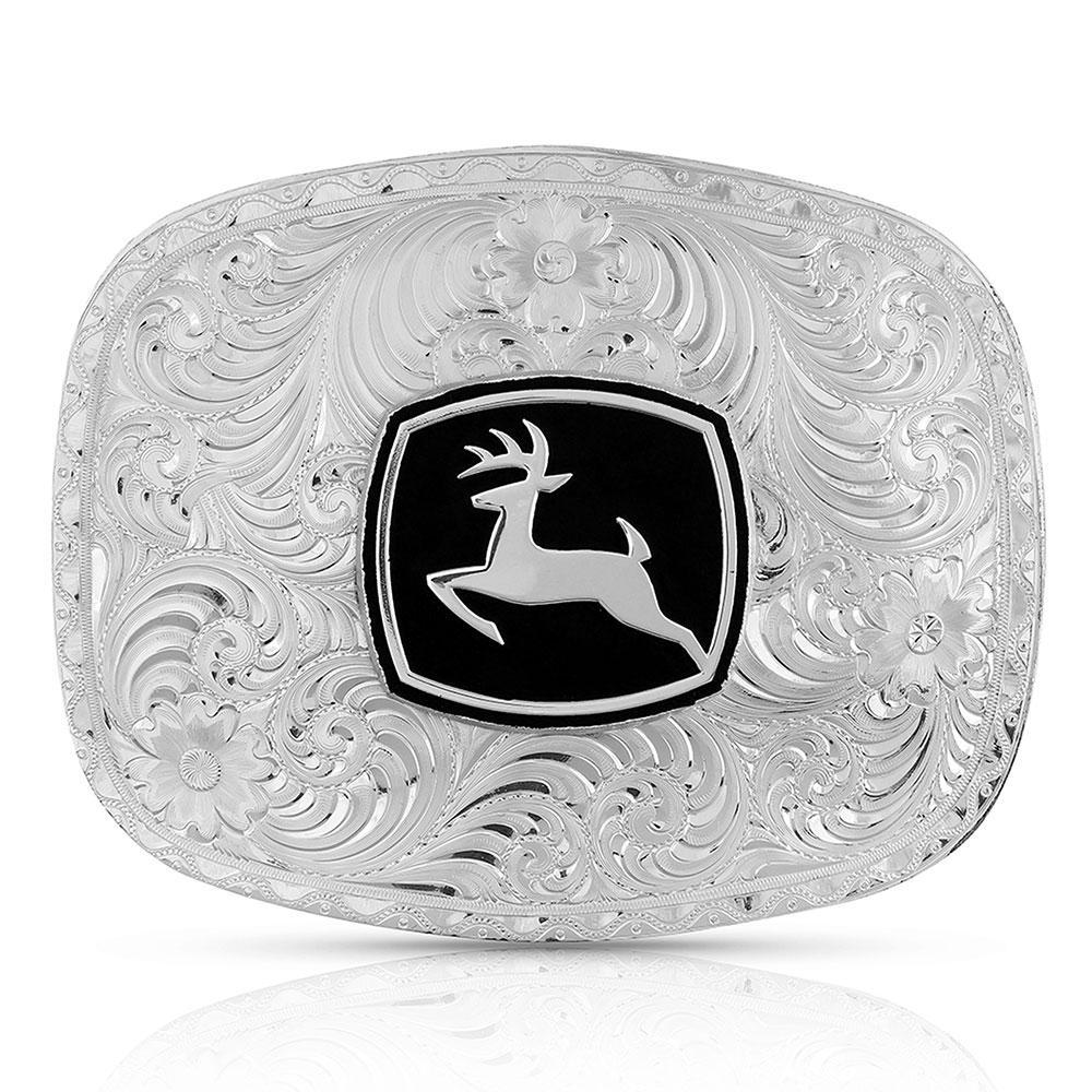 Montana Silversmith 6507JD Classic John Deere Jumping Buck Belt Buckle