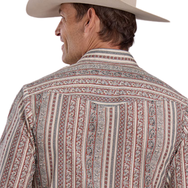 Roper 01-001-0019-4060 Men's Long Sleeve Western Style Shirt