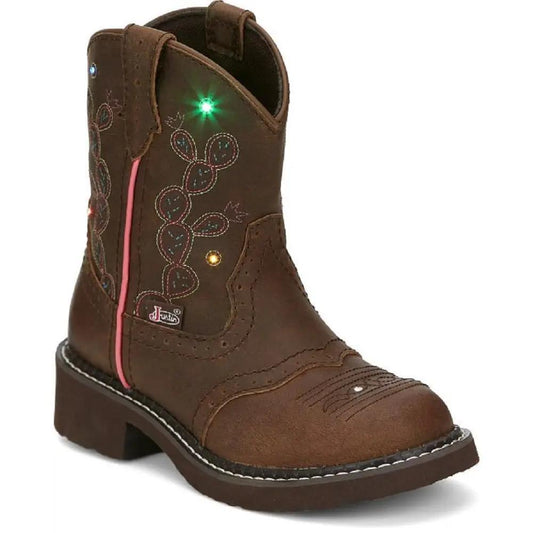 Justin JK9915 Kids Glitzi Light Up Girls Boot