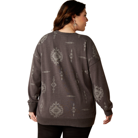 Ariat 10052414 Women's Outlaw Oversized Sweatshirt Itzli Print