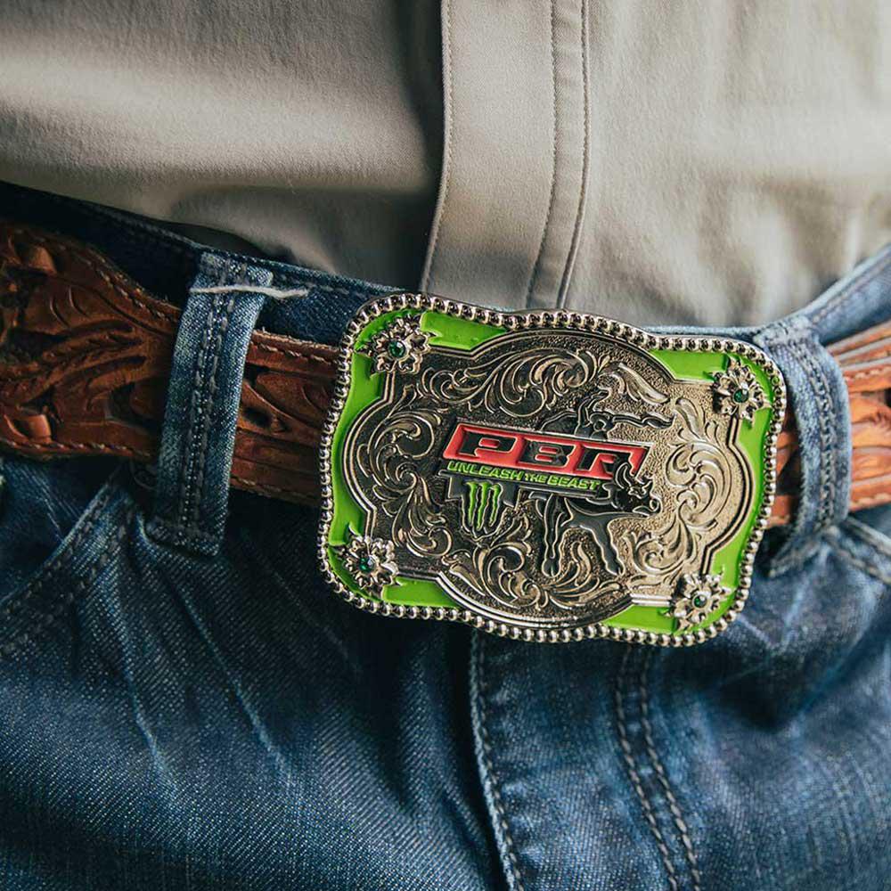 Montana Silversmith PBR982 Unleash the Beast PBR Attitude Buckle