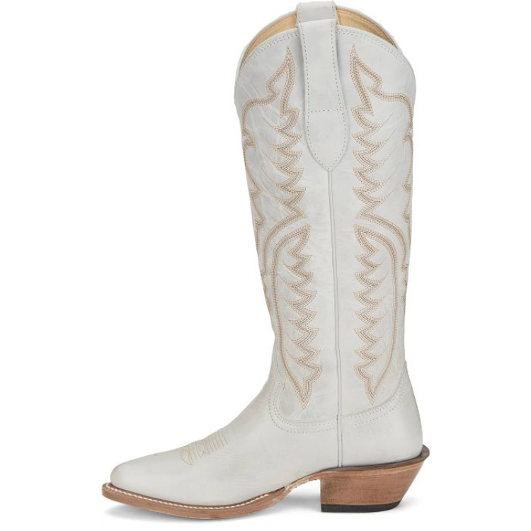 Justin VN4403 Evelyn 15" Western Boots - Vintage Ivory