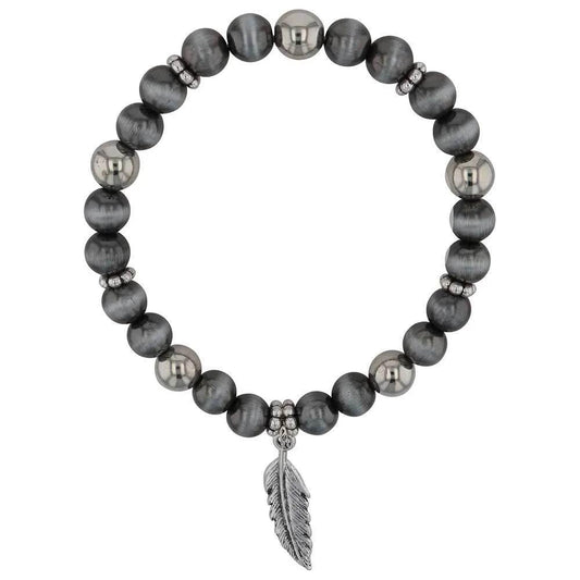 Montana Silversmith ABC6044 Midnight Flight Beaded Attitude Bracelet