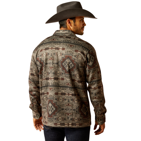 Ariat 10052781 Men's Caldwell Printed Shirt Jacket Brindle