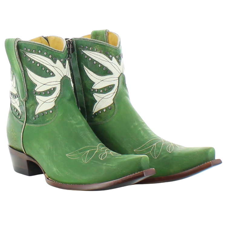 Old Gringo YBL661-5 Amity Shorty Green/White