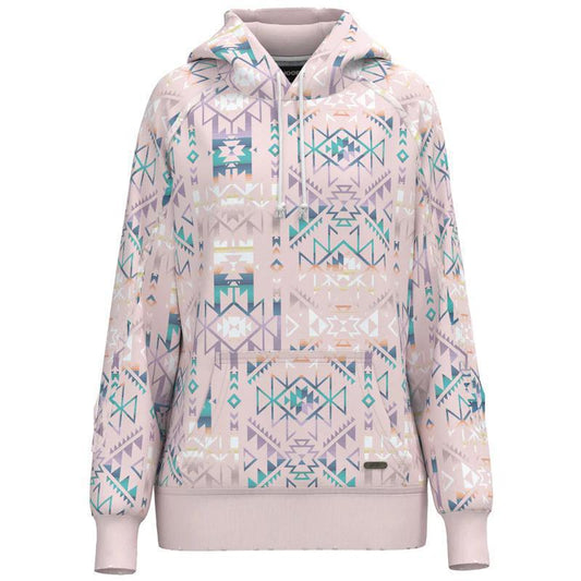 Hooey HH1246PKAZ HOOEY LADIES HOODY PINK W/ AZTEC