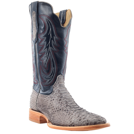 R Watson RW7914-2 Men's Grey Sueded Python