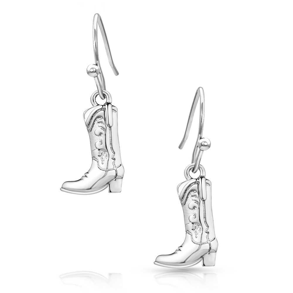 Montana Silversmith ER5866 Sculpted Cowboy Boot Earrings