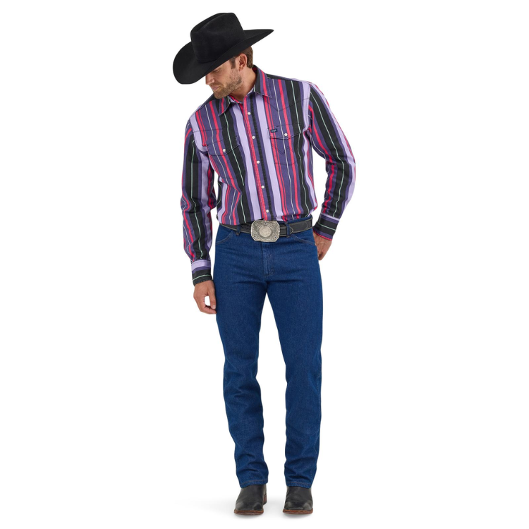 Wrangler 112368192 Vintage Inspired Long Sleeve Shirt - Classic Fit
