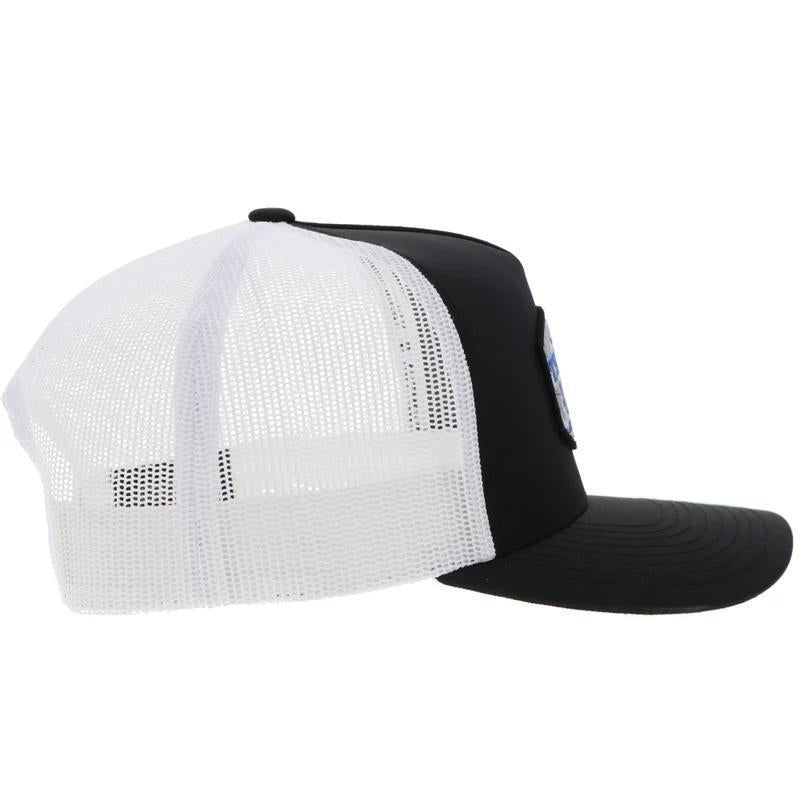 Hooey 2364T-BKWH "JOHN WAYNE" HAT WHITE/BLACK