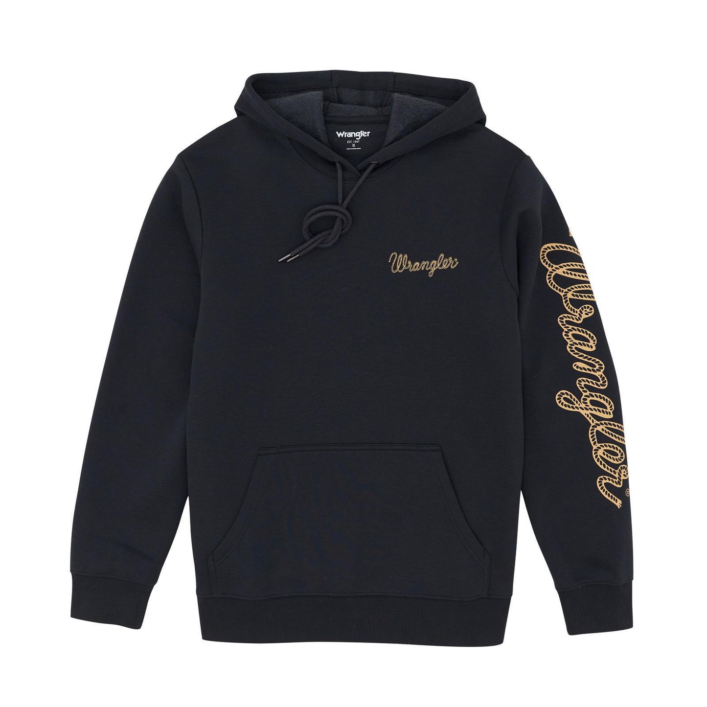 Wrangler 112365736 Graphic Hoodie - Regular Fit - Jet Black