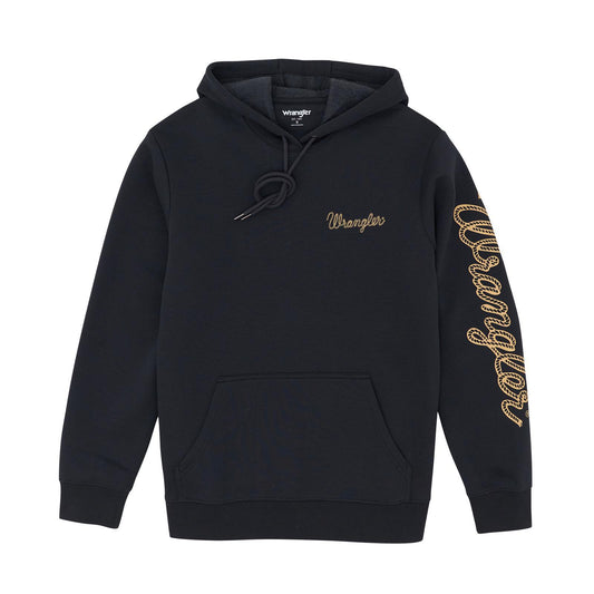 Wrangler 112365736 Graphic Hoodie - Regular Fit - Jet Black