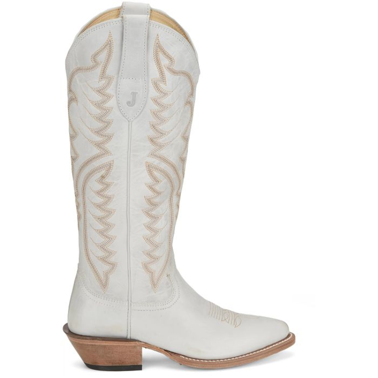 Justin VN4403 Evelyn 15" Western Boots - Vintage Ivory