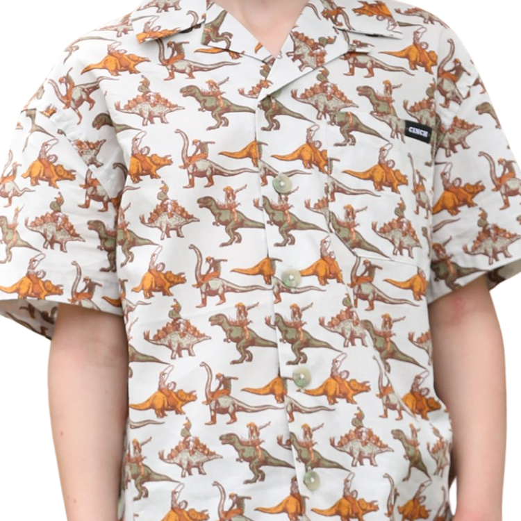 Cinch MTW7170004 BOYS S/S CAMP SHIRT