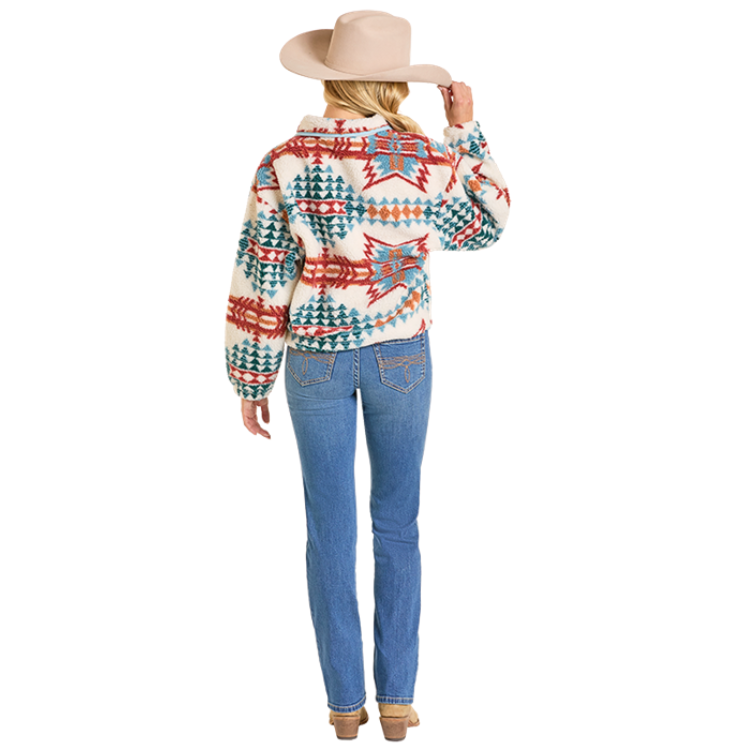 Rock & Roll BW91C07014 Aztec Print Sherpa