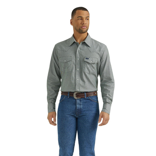 Wrangler 112352646 Western Long Sleeve Workshirt - Classic Fit