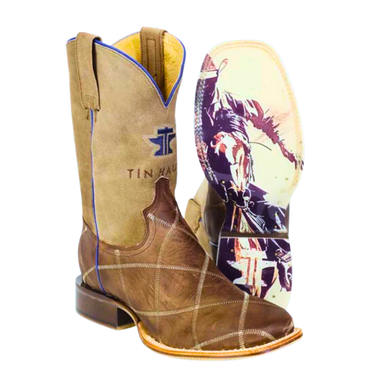 Tin Haul 14-020-0101-5060 Men's Diamondback /Cowboy Attitude Boots