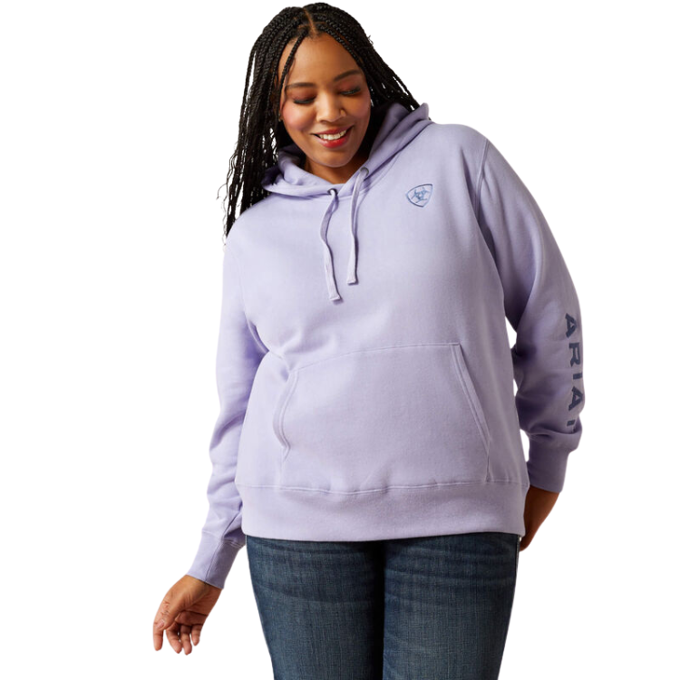 Ariat 10055023 Women's Ariat Logo 2.0 Hoodie Sweet Lavender