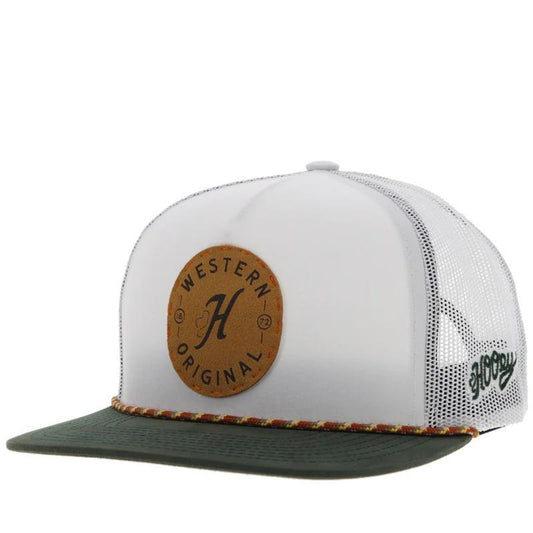 Hooey 2414T-WH "SPUR" HAT WHITE W/LEATHER