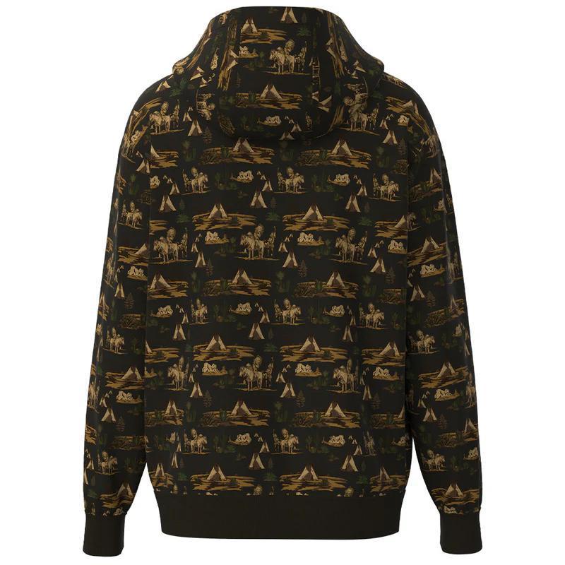 Hooey HH1333BRPR Men's "Legendary Hoody" Brown Comanche Patterned