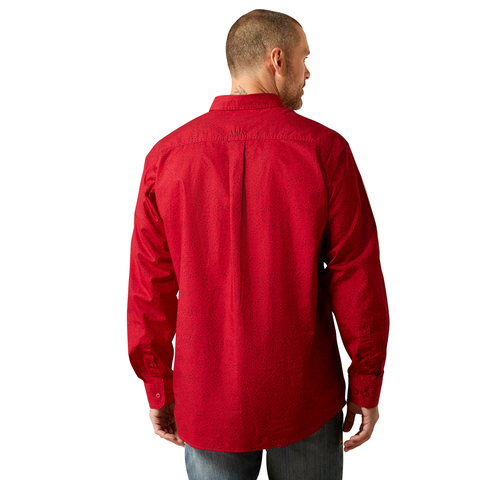 Ariat 10065853 MNS TYSON LS SHRT RED