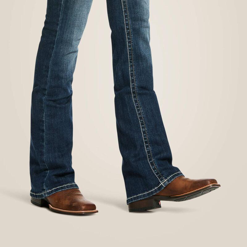 Ariat 10025286 R.E.A.L. Mid Rise Stretch Entwined Festival Boot Cut Jean