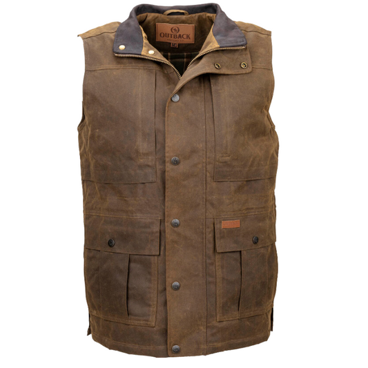 Outback 2049 Men's Deer Hunter Vest - Bronze