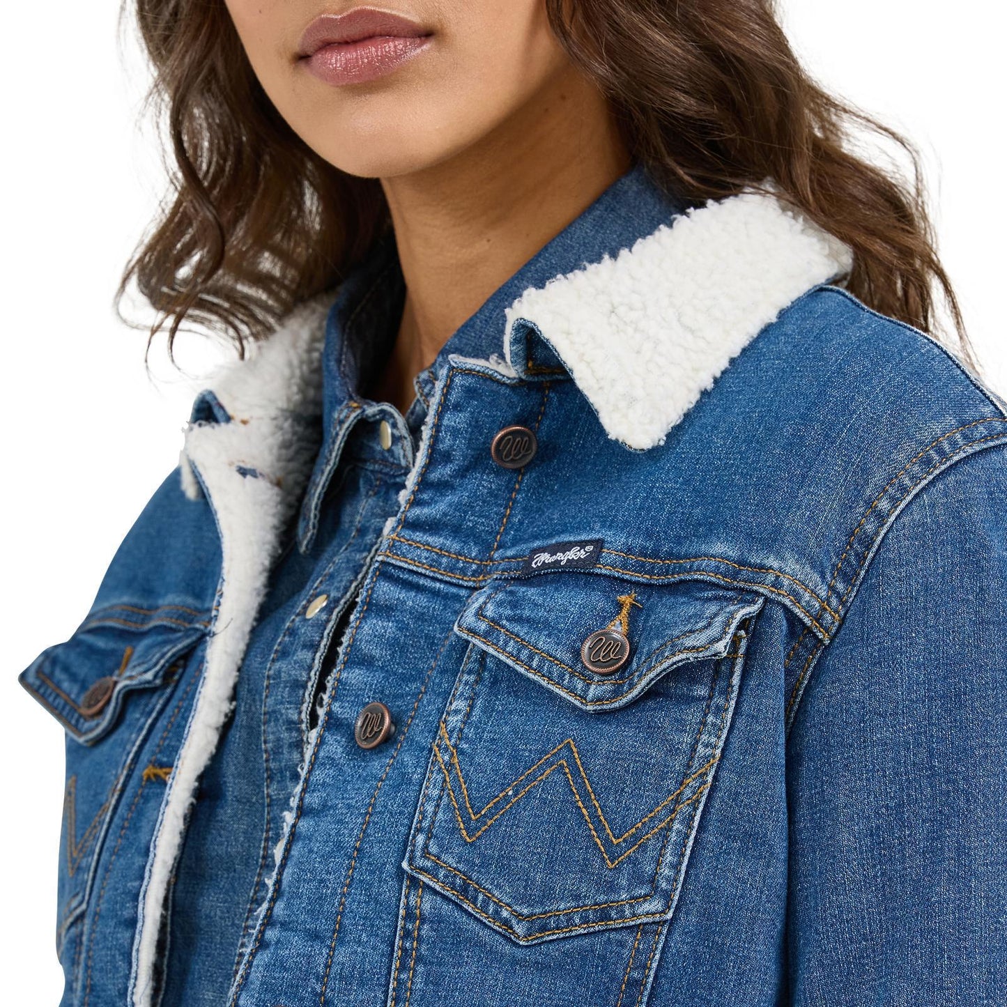 Wrangler 10LWJ320D Retro® Sherpa Lined Women's Jacket