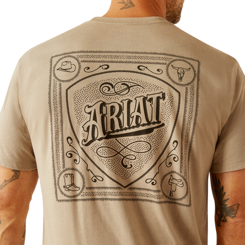 Ariat 10051755 Men's Bandana Script T-Shirt