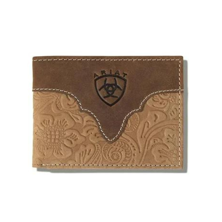 Ariat A3555702 Bifold Wallet Floral Embossed