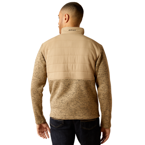 Ariat 10052779 Men's Caldwell Reinforced Snap Sweater Chinchilla