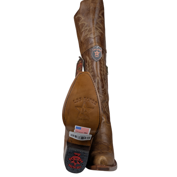 Los Altos 3825235 Women's Snip Toe Over The Knee - Light Brown