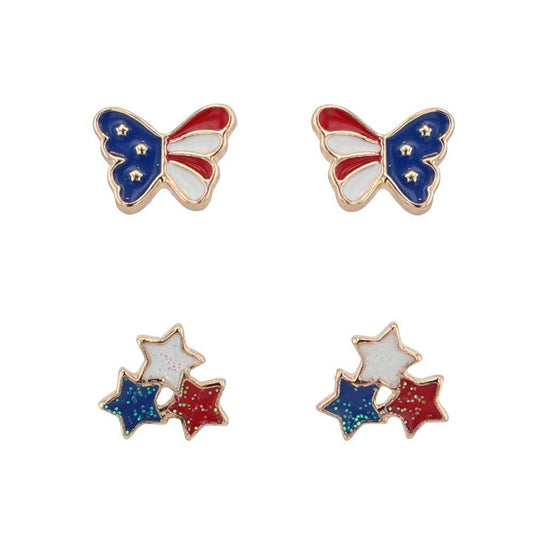 Attitude AER5919 Stars and Flights Attitude Earring Set