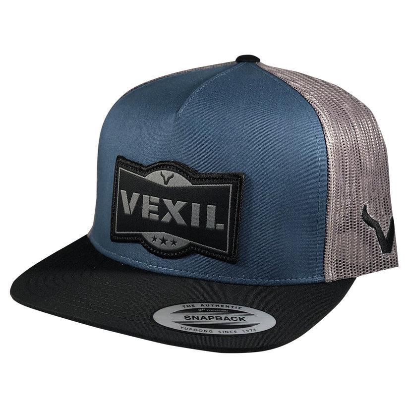 Vexil HT-418-017 Iron Cowboy - Black/Pale Indigo/Gray Mesh