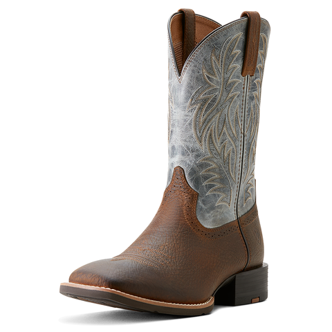 Ariat 10053731 Men's Sport Wide Square Toe Cowboy Boot Earth