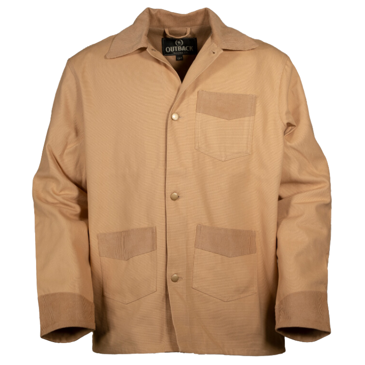 Outback 6509 Men's Cowboy Brush Jacket - Buckskin