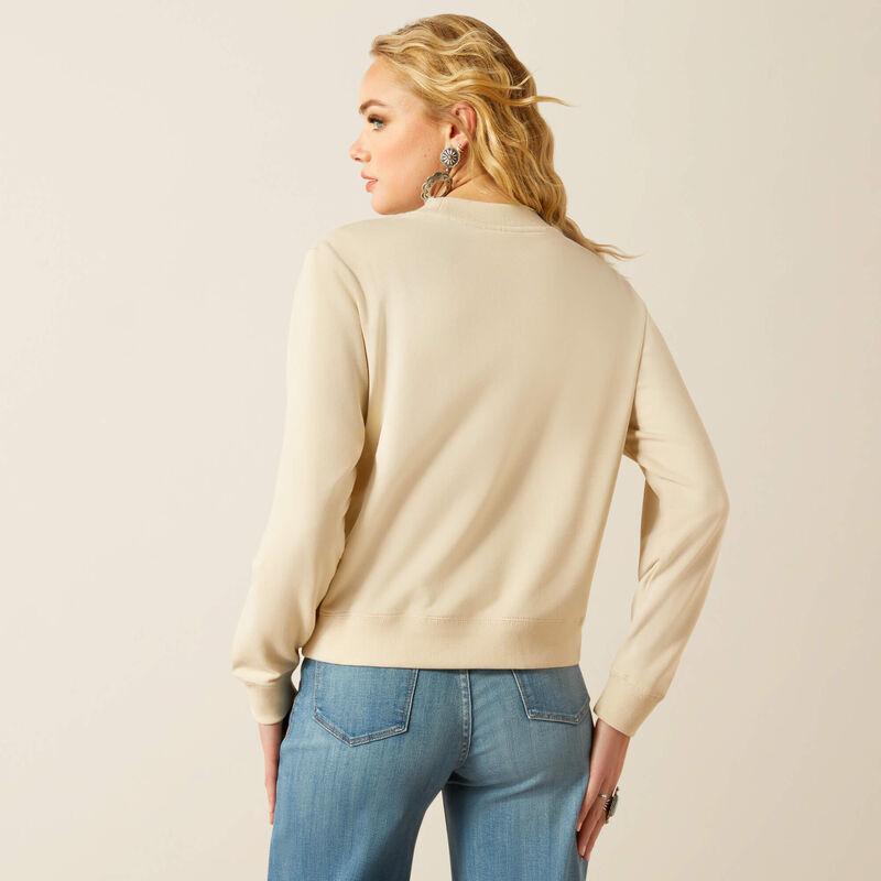 Ariat 10054499 Women's Essential Crew Sweatshirt Summer Sand