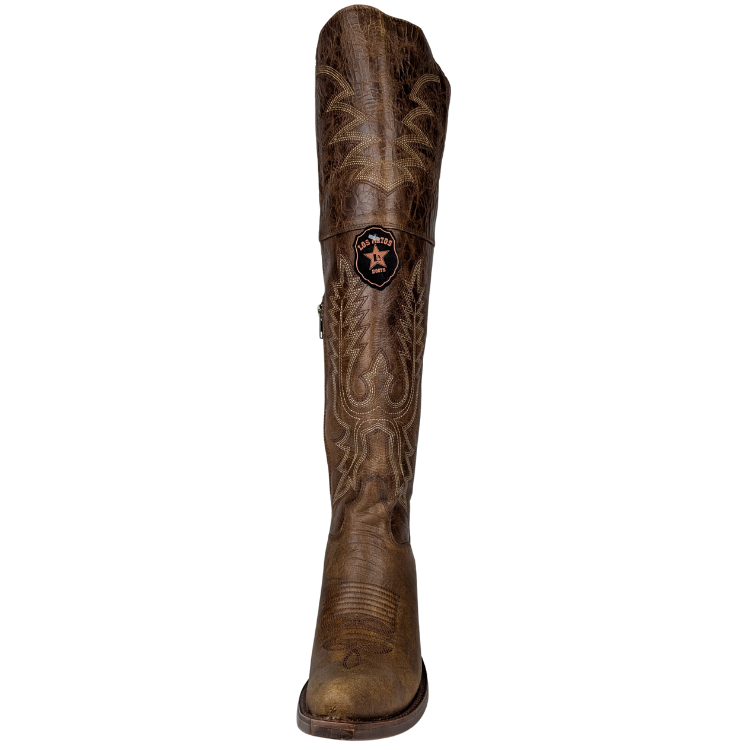 Los Altos 3825235 Women's Snip Toe Over The Knee - Light Brown