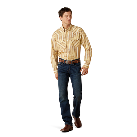 Ariat 10062188 MNS Tommy Classic Fit Shirt - Beige