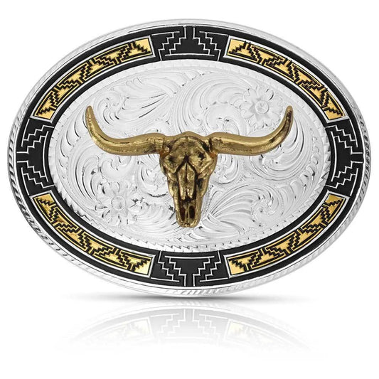 Montana Silversmith 50310-974XL Southwest Edge with Longhorn Buckle