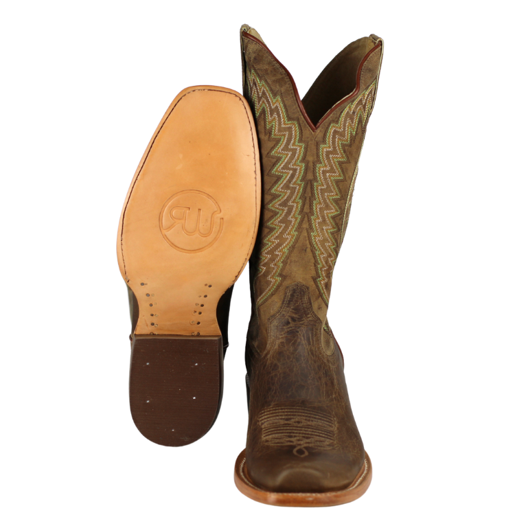 R Watson RW Ranch WR0001-1 Men's Mad Brown Cowhide/Goat