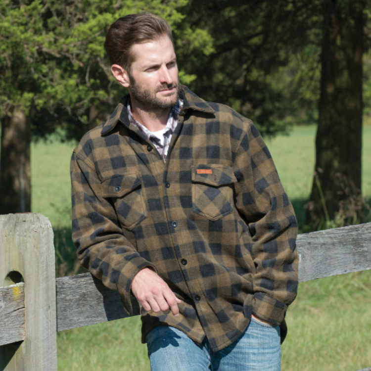 Outback 4268 Men's Fleece Big Shirt - Breen